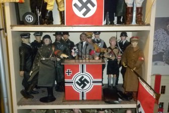 A collection of Nazi dolls owned by Nathan Sykes.