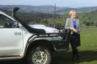 Rennylea Angus director Lucinda Corrigan has been working on sustainable farming practices since the 1980s. 