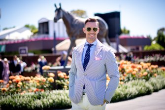 Kris Smith at the Melbourne Cup in 2021.