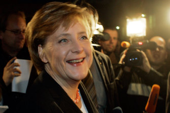 German Chancellor Angela Merkel as her victory was announced back in 2005. Since then seven Australian prime ministers have come and gone. 