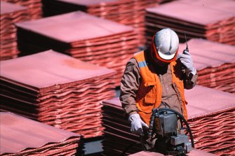 BHP runs the world’s largest copper mine, Escondida, in Chile’s Atacama desert.