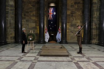 Last year COVID-19 restrictions meant that on occasions such as Anzac Day or Remembrance Day, Governor Linda Dessau and one ADF member were the only people allowed inside the Shrine