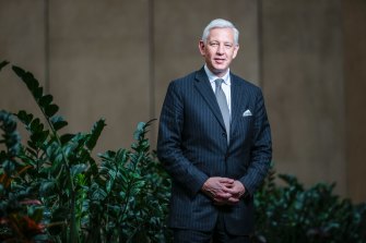 Dominic Barton, a former Global Managing Partner of McKinsey & Company, is to become the next chairman of mining giant Rio Tinto at the annual meeting on May 5. He is pictured at the Sofitel Melbourne. Picture by Wayne Taylor 9th February 2018. AFR.