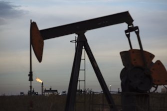 Oil prices slumped.