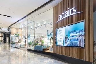 Adairs shares ended the session 21.5 per cent lower after reporting supply chain issues were affecting first half sales. 