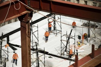 Australia's construction sites have kept moving throughout the pandemic. Some Liberal backbenchers argue industrial relations reform will help other sectors start back up.