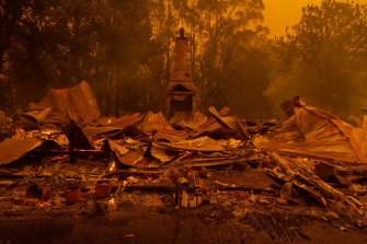 The town of Mogo on the NSW South Coast was devastated by bushfires on New Year's Eve.