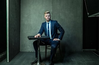Comedian Tom Ballard: edgy stuff.