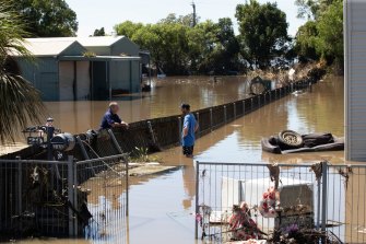 Woodburn, situata nella regione di Northern Rivers nel New South Wales, è stata inondata all'inizio di quest'anno.