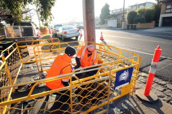 NBN Co will build a fibre optic cable out to a business premises free of charge and provide an "enterprise ethernet" plan.
