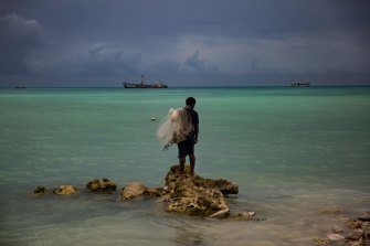 Low-lying countries such as Kiribati are threatened by climate change. 