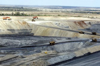The New Acland thermal coal mine, near Oakey in the Darling Downs, began in 2001.