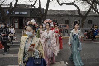 Chinese consumers are fuelling a revival in traditional attire, such as hanfu.