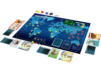 The board game Pandemic, created by Matthew Leacock