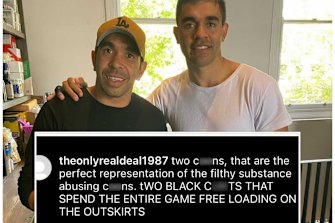 A social media post to Eddie Bettsâ€™ Instagram account in recent weeks.