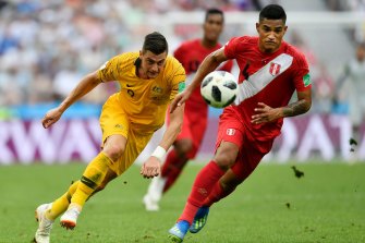 Peru defeated Australia at the 2018 World Cup