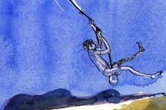 Illustration by Robin Cowcher.