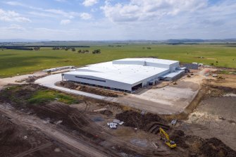 The new Dulux factory which Vaughan Constructions is building at Merrifield.