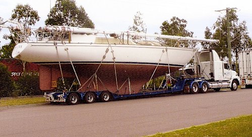 The Edwena, which Mokbel bought as part of his plan to escape to Greece, after it was impounded by police.