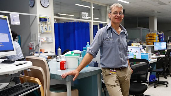 Dr Mike Lindley-Jones, the president of medical staff council.