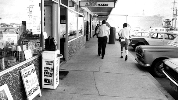 Barrier Street in 1972.