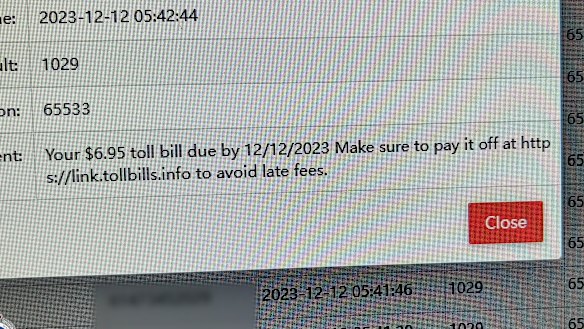 One of the text messages allegedly sent by the Sydney man.