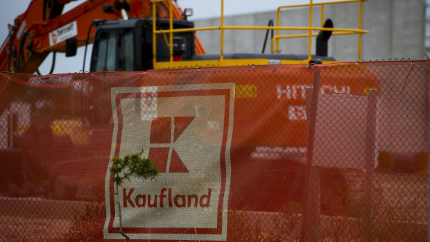 Construction at Kaufland's aborted Prospect store in Adelaide