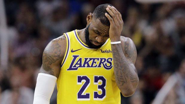 NBA: Lebron James patience wearing thin on losing LA Lakers