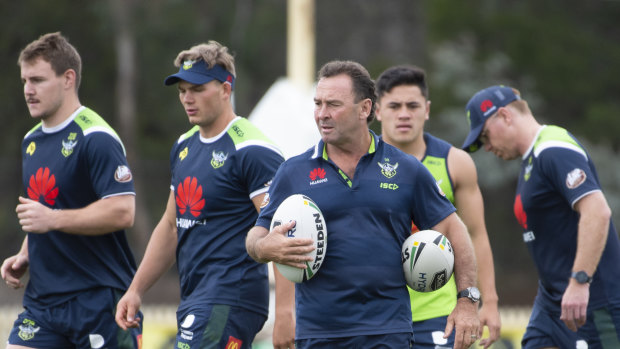 No excuses: Ricky Stuart says Raiders can handle hectic start to the season.