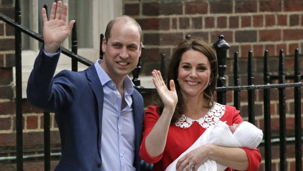 Kate, Duchess of Cambridge, appeared before well-wishers just six hours after giving birth.