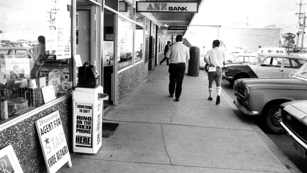 Barrier Street in 1972.