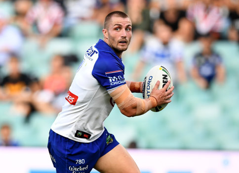 Old firm: Kieran Foran and Des Hasler have a lot of history together.