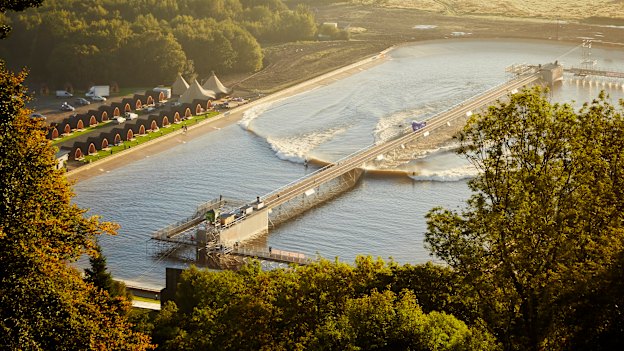 Adventure Parc Snowdonia, in North Wales, is filled with water drawn from mountain reservoirs. 