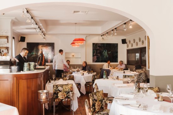 The dining room at Buon Ricordo in Paddington.