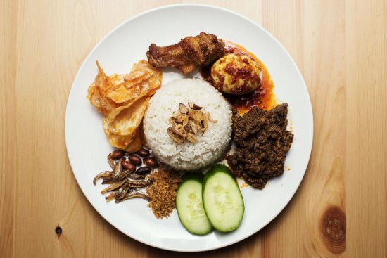 Nasi lemak at Medan Ciak in Surry Hills.