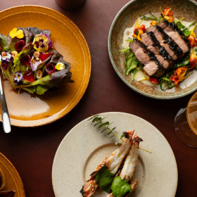 Assorted dishes.