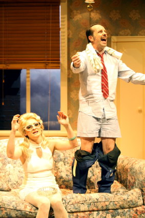 Sharon Millerchip and Jamie Oxenbould in 2010’s Last of the Red Hot Lovers.
