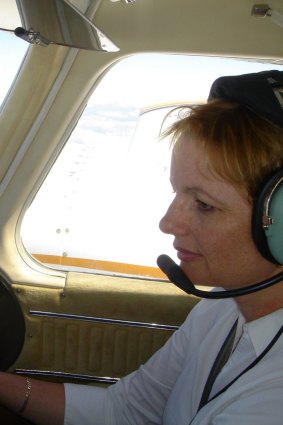 Sussan Ley (pictured in 2006) is getting back behind plane controls.
