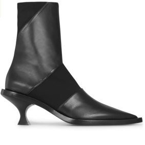 While you’ll mostly find Spender in a flat, her wish list includes a pair of Jil Sander ankle boots.