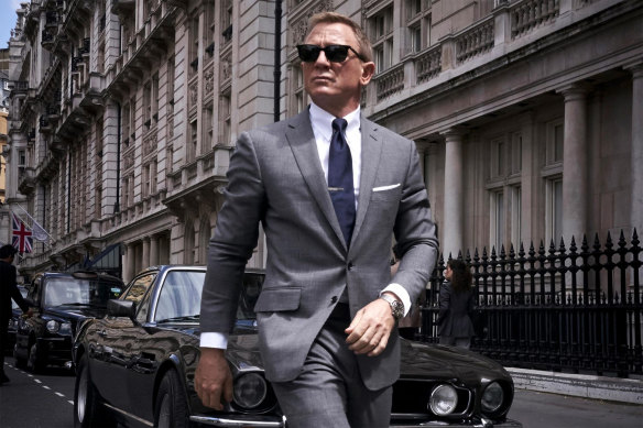 Daniel Craig in the James Bond movie No Time To Die.