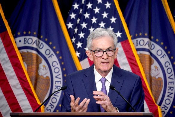 Fed chairman Jerome Powell said the central bank’s inflation forecasts had an element of conservatism to them.