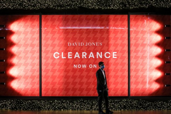 David Jones’ sales has seen its profits soar across the financial year.