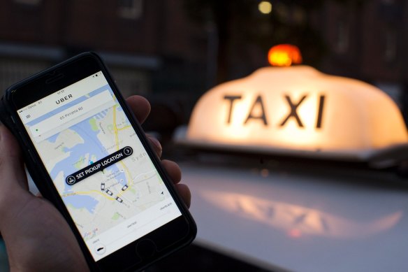 Growth in ride-share services such as Uber is slowing in Sydney.