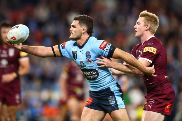 Nathan Cleary returns for the Panthers this weekend after a break in Bali following NSW’s loss in Origin III.