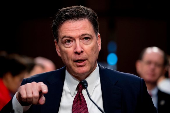 Former FBI director James Comey. 