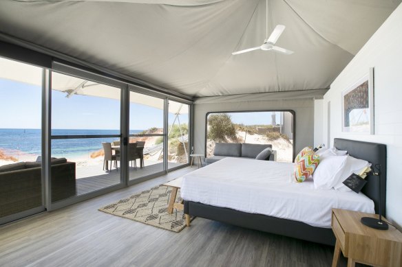 Eco-glamping at Discovery Rottnest.