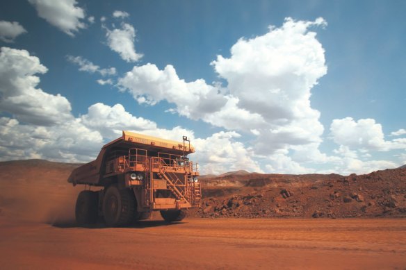 Iron ore prices were pushing towards $US200 a tonne.