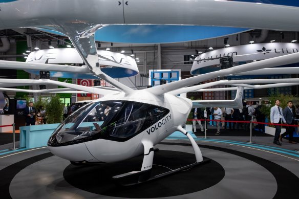 The Volocopter 2X will operate as an aerial taxi during the Paris Olympics.
