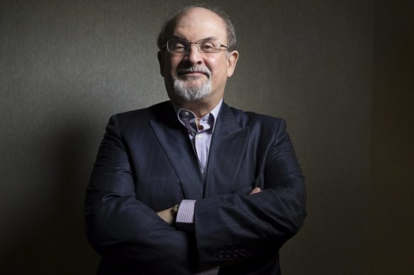 Author Salman Rushdie.