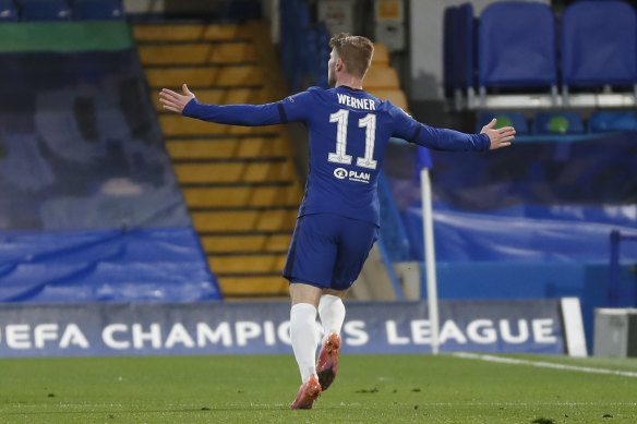Timo Werner was on target for Chelsea’s men.